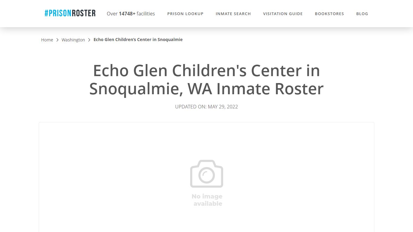 Echo Glen Children's Center in Snoqualmie, WA Inmate Roster